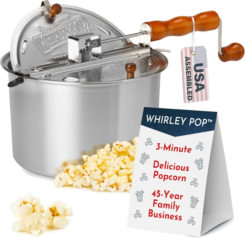 Whirley pop popcorn maker - pop,