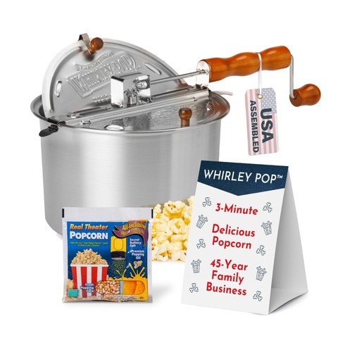 Whirley pop popcorn popper kit - whirley-pop,