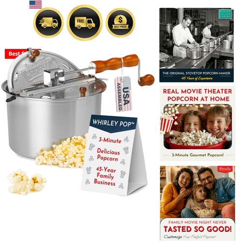 Whirley pop popcorn machine - popcorn,