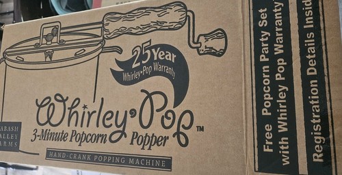 Whirley pop popcorn maker - whirley,