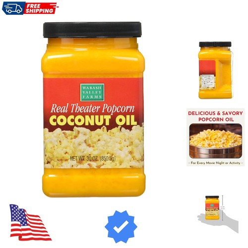 Real theater coconut popcorn - coconut,
