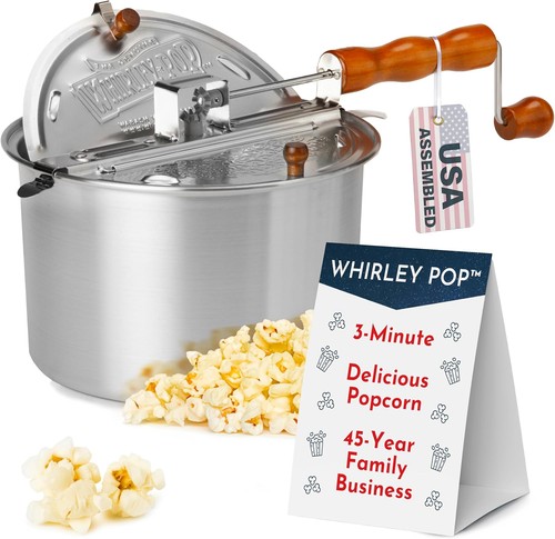 Whirley pop popcorn - whirley, maker